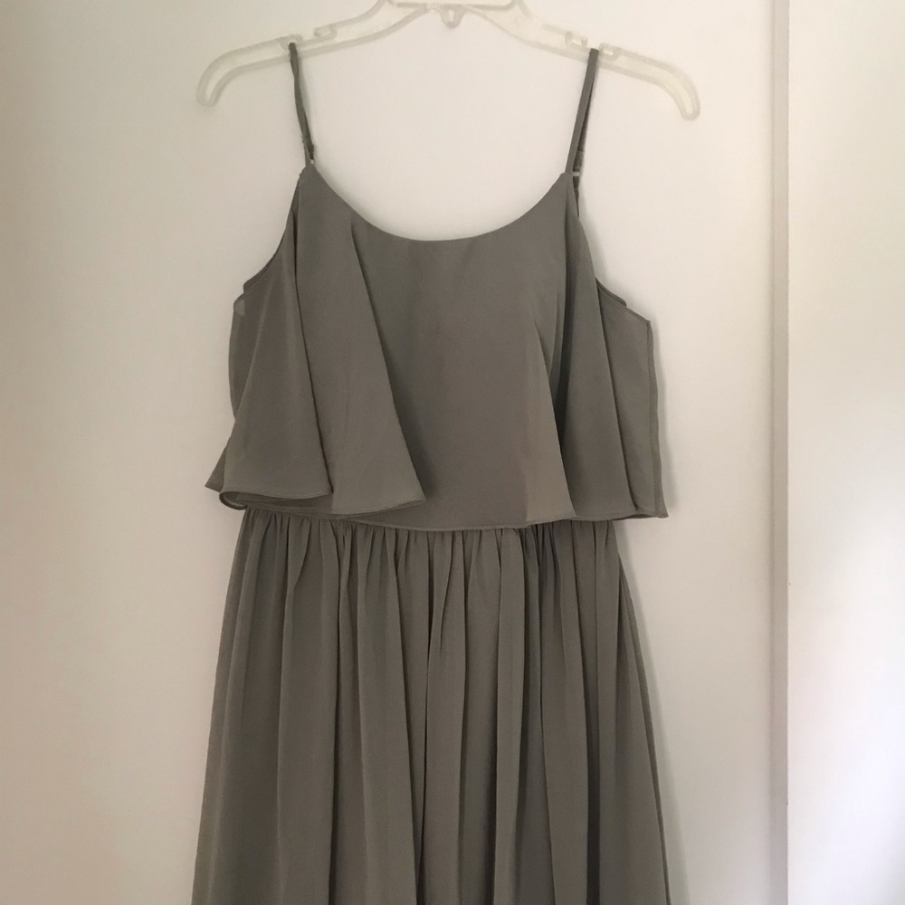Revelry Bridesmaid Layla Convertible Chiffon Dress